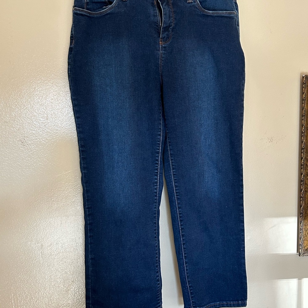 Croft & Barrow Dark Blue Ankle Jeans